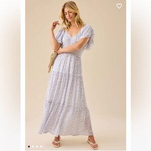 Altar’d State Catherine Floral Maxi Dress NWT